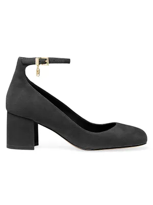 Perla Suede Block Heels