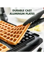 Elite Electrics Four-Square Waffle Maker