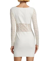 SIMKHAI x Wolford Lace-Panel Minidress