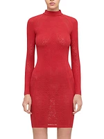 SIMKHAI x Wolford Body-Con Logo Minidress