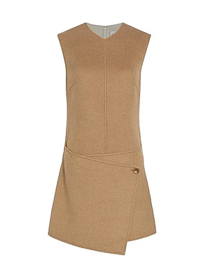 Melton Double-Face Minidress