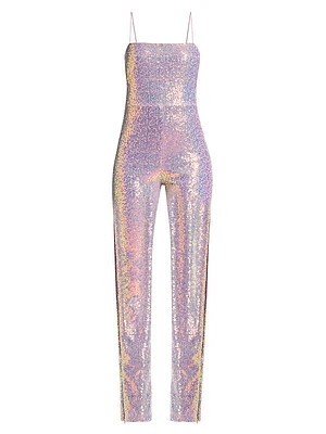 Sequin Fitted Jumpsuit