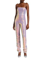 Sequin Fitted Jumpsuit