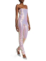 Sequin Fitted Jumpsuit