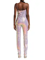 Sequin Fitted Jumpsuit