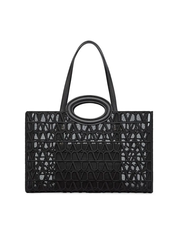 Le Troisieme Embroidered Shopping Bag