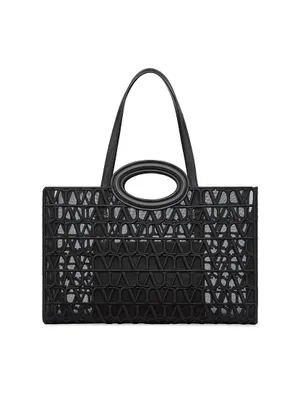 Le Troisieme Embroidered Shopping Bag