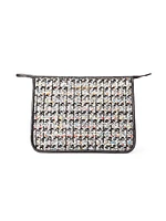 Metro Tweed Bouclé Quilted Clutch