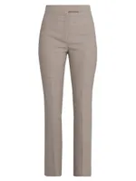 Wool Straight-Leg Trousers