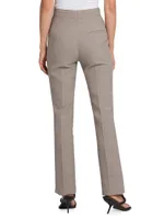 Wool Straight-Leg Trousers