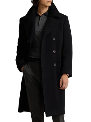 Wool Double-Breasted Coat