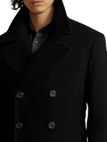 Wool Double-Breasted Coat