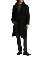 Wool Double-Breasted Coat