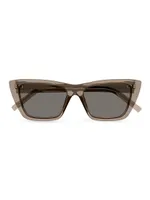 Feminine Fashion Icons Mica Cat Eye Sunglasses