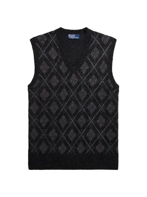 Argyle Wool Vest