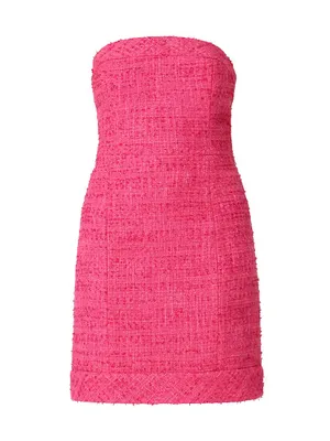 Laila Strapless Tweed Minidress