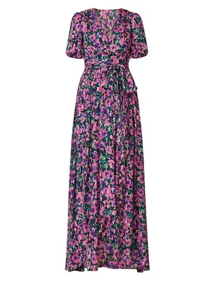 Estelle Floral Wrap Maxi Dress