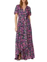 Estelle Floral Wrap Maxi Dress