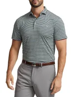 Striped Stretch Jersey Slim-Fit Polo Shirt
