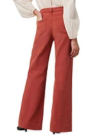 The Mia Pintuck High-Rise Wide-Leg Jeans