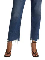 90's Pinch-Waist Straight-Leg Jeans