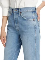 90s High-Rise Rigid Straight Jeans