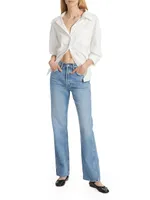 90s High-Rise Rigid Straight Jeans