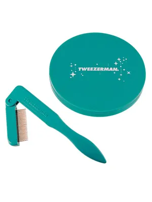 Majestic Turquoise 2-Piece iLashcomb & Compact Mirror Set