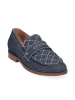 Pinch 6MM Denim Penny Loafers