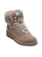 ZEROGRAND Explore Upstate 25MM Leather & Wool Hiking Boots