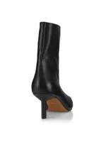 Nell 65MM Leather Ankle Booties