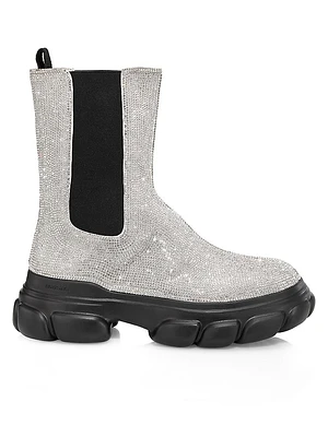 Sid 63MM Crystal Lug-Sole Chelsea Boots