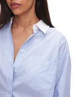 Pinstriped Poplin Good Shirt