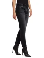 Vellflower Low-Rise Tapered Jeans