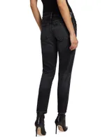 Vellflower Low-Rise Tapered Jeans