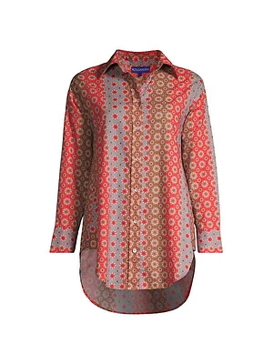 Paloma Printed Button-Up