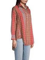 Paloma Printed Button-Up