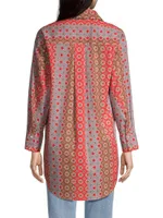Paloma Printed Button-Up