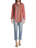 Paloma Printed Button-Up