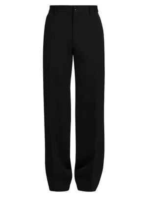 Relaxed Wool Trousers