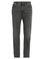 Da Definire Washed Denim Skinny Stretch Jeans