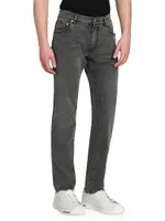 Da Definire Washed Denim Skinny Stretch Jeans