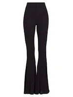 Kiki Rib-Knit Flared Pants