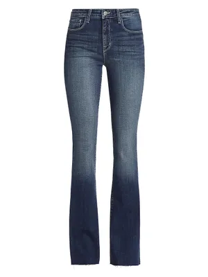 Ruth Mid-Rise Stretch Flare Jeans