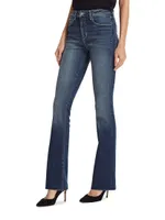 Ruth Mid-Rise Stretch Flare Jeans