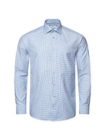 Contemporary-Fit Textured Cotton-Tencel Shirt