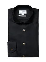 Contemporary-Fit Wool Dress Shirt