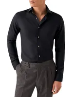 Contemporary-Fit Wool Dress Shirt