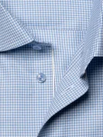 Contemporary-Fit Check Cotton Tencel Shirt