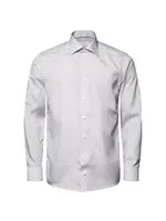 Contemporary-Fit Micro Floral Poplin Shirt